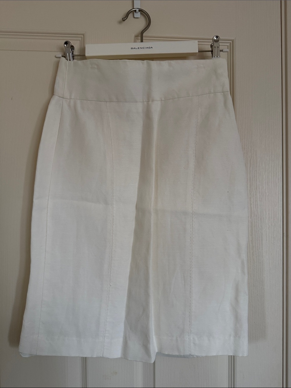 Zara White Pencil Skirt